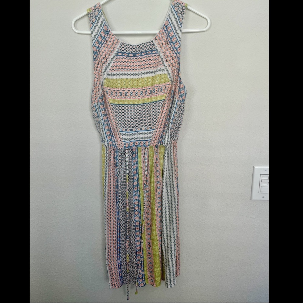 A.N.A Mini Multi-Colored and Patterned Dress - Medium